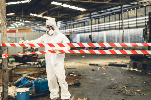 Professional Trauma Scene Cleanup technician working in Oglethorpe, GA